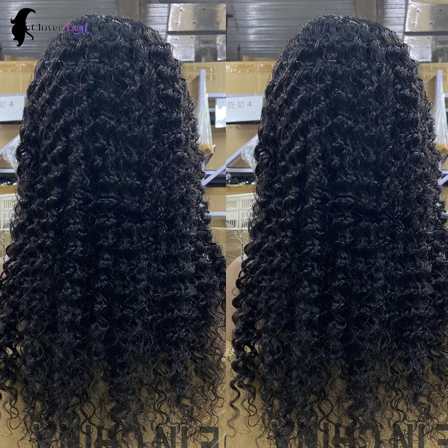 Maxy 24 inch Glueless Wig Human Hair Ready To wear Water Wave 6x4 Pre Cut Pre Plucked Lace Closure Wig Brazilian Wigs 100% Human Hair