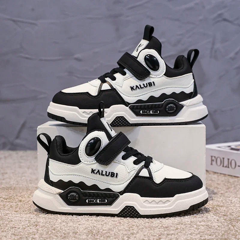 Maxy Children's Sneakers Kids Fashion Design White Non-slip Casual Shoes for Boys Girls Hook Breathable Trainers Toddler Outdoor Shoe