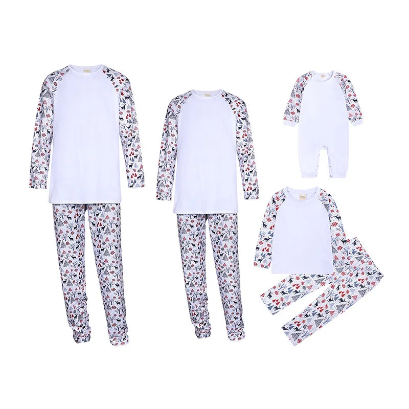 Christmas Pajamas Family Mother Kids Child Family Look Matching Outfits Suits Father Son Baby New Born Clothes Sets Tops+Pants