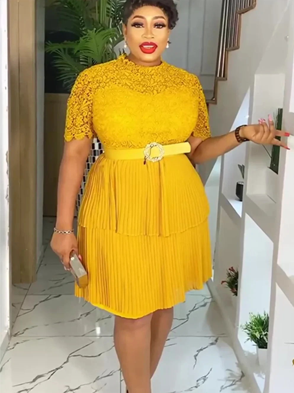 Maxy Fashion Plus Size Party Dresses for Women Dashiki Ankara Lace Evening Gowns Elegant Turkey Muslim Maxy Dress New