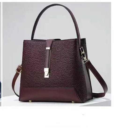 Maxy New Luxury Tote Bag Leather Classy Handbag Professional Shoulder Bag Women Business Office Bag Large Capacity