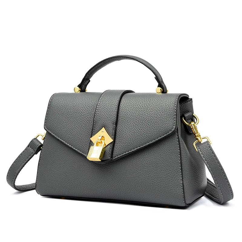 Maxy Fashion Handbag for Women High Quality Leather Handbags Ladies Shoulder Messenger Bags Designer Elegant Crossbody Bag Female