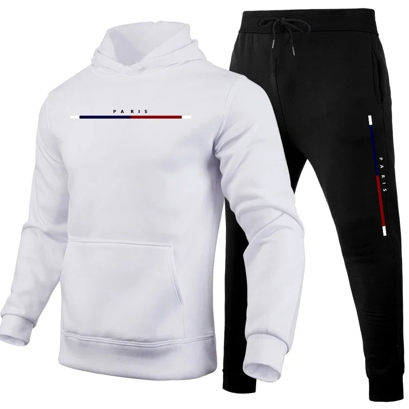 Maxy Sports Outdoors Hot Sales Men Two Piece Set Daily Men's Tracksuit Comfortable Hooded Sportswear Man Fashion Suits Jogging Simple