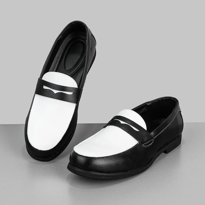 Visco Four Seasons Men Business Loafers Men Casual Versatile Shoes Comfortable Fashionable Small Leather Shoes Social Shoes Men