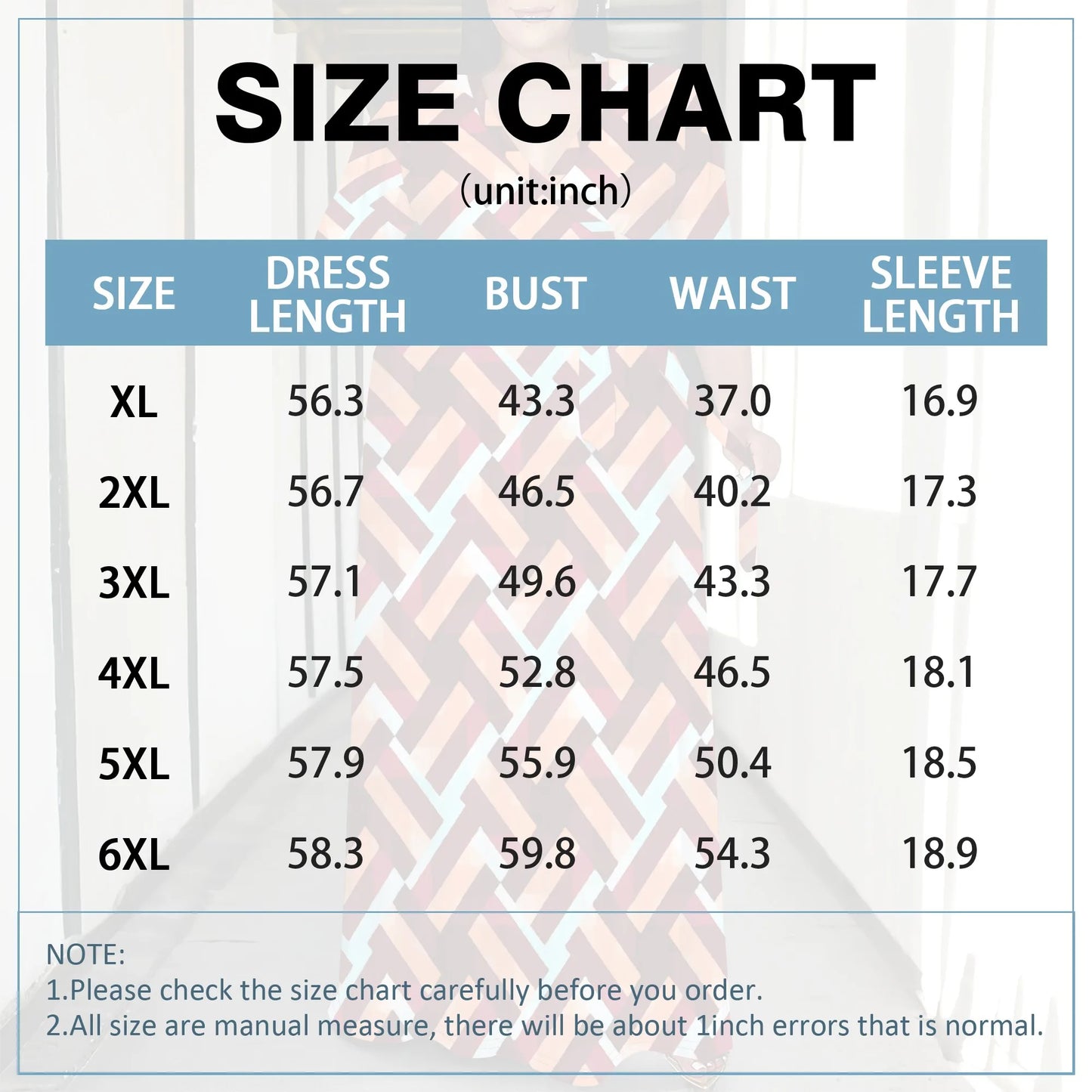 Amay Plus Size Boho Wrap Maxy Dress Orange Blue Geometric Print V Neck Half Sleeve Casual Look