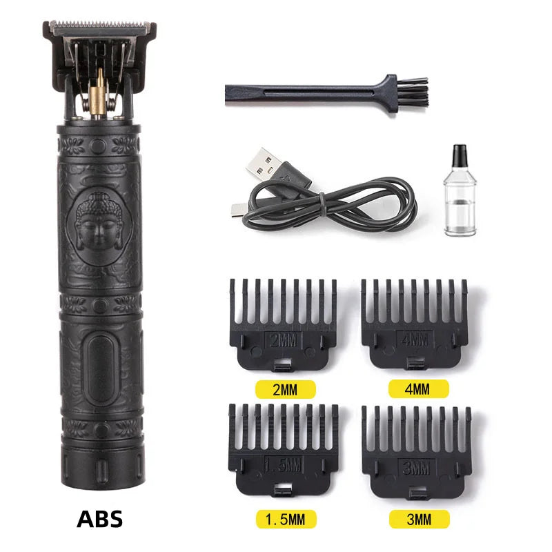 Maxy New Retro T9 Hair Clipper For Men, Electric Shaver, Rechargeable Hair Clipper, Portable Cordless Beard Trimmer