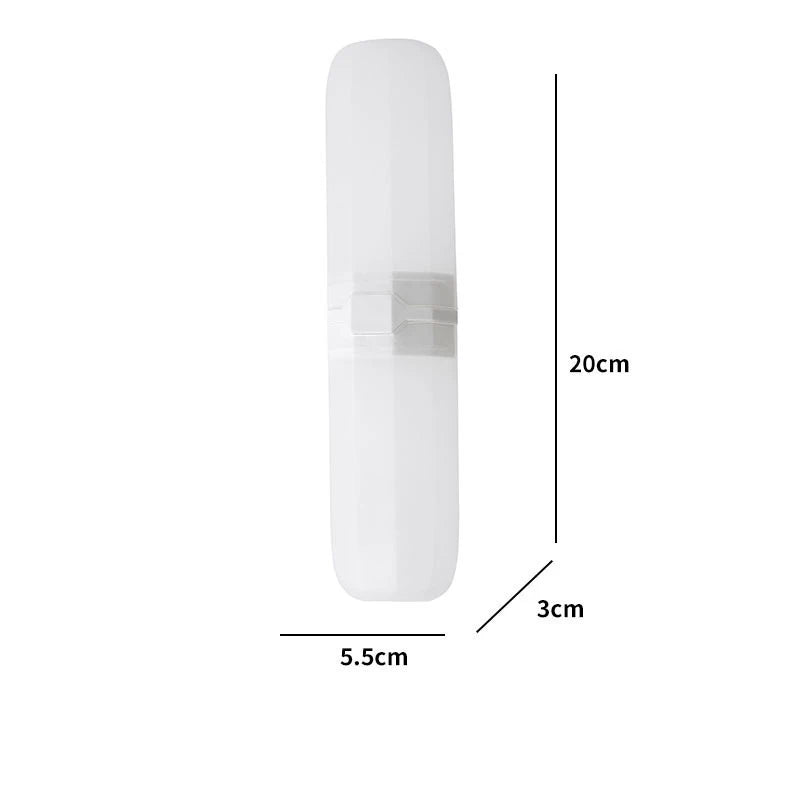 Visco Portable Toothpaste Toothbrush Protect Holder Case Travel Camping Storage Box Protect Toothbrush Toothpaste from Dirt and Damage