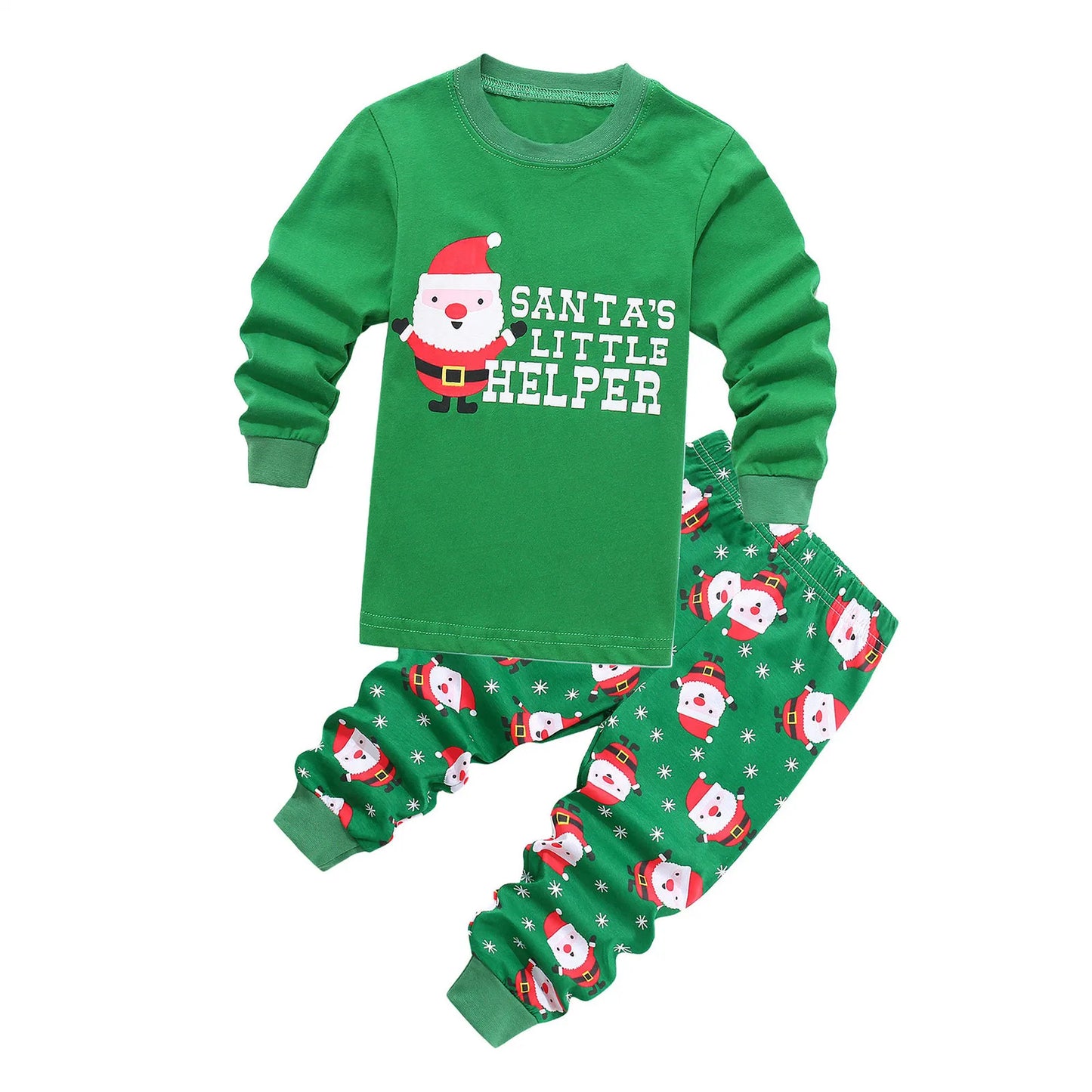 Maxy Christmas Baby Pajamas For Girls Boys Santa Claus XMAS Pajamas Set Cotton Pjs Toddler New Year Sleepwear Kids Clothes Casual Set