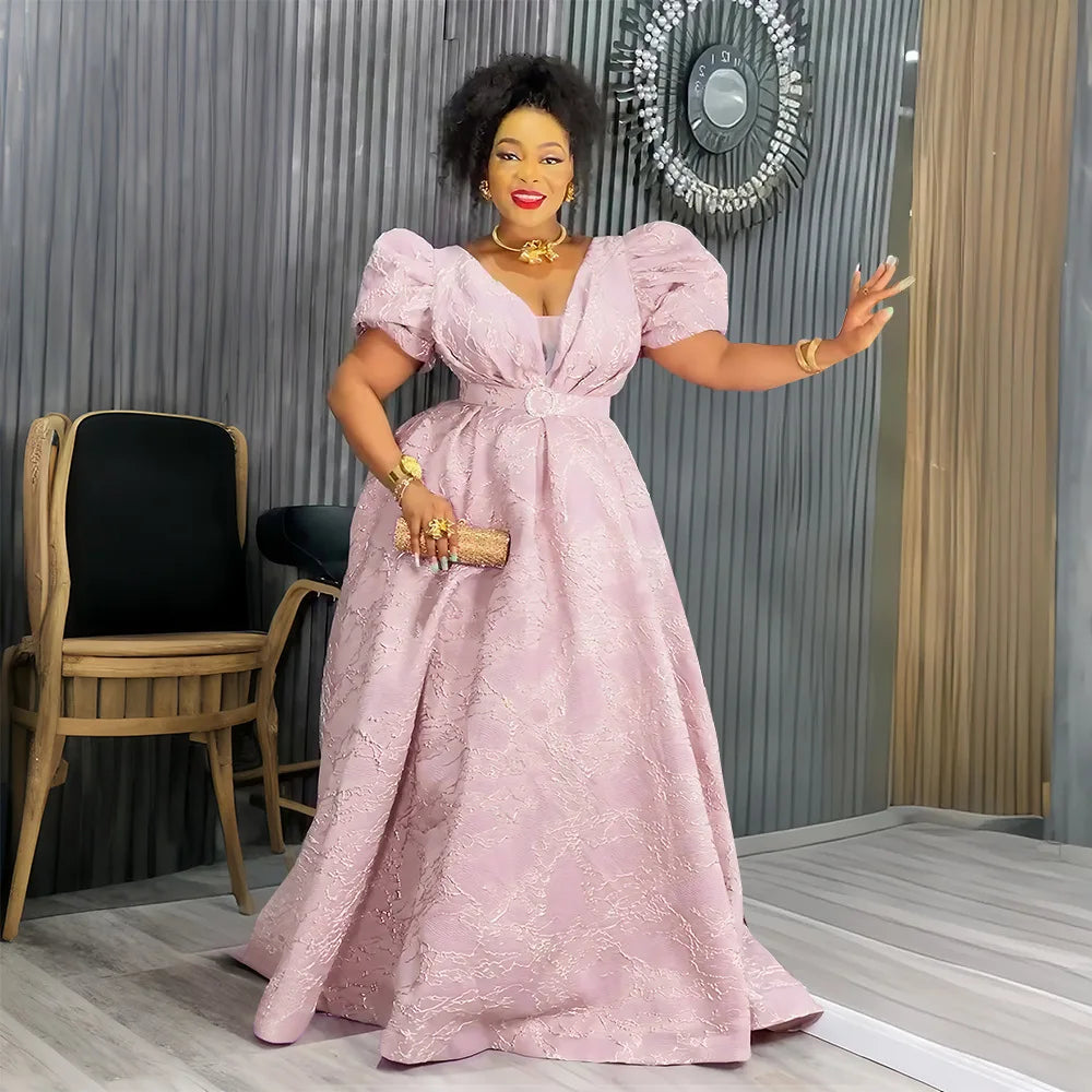Amay Plus Size Evening Dresses for Women Luxury Gown Elegant Turkey Muslim Wedding Party Long Dress Ankara Ladies Clothing
