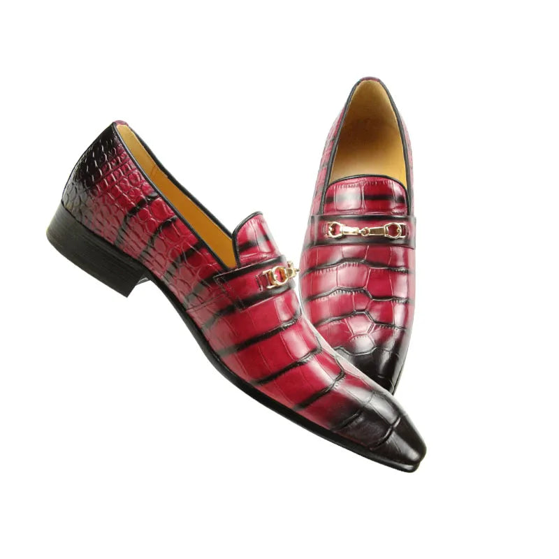 Maxy Classic Men Shoes High quality Pure Cowhide Leather Casual Formal Office Suit Match Footwear Metal Buckle Loafers for Gentlemen