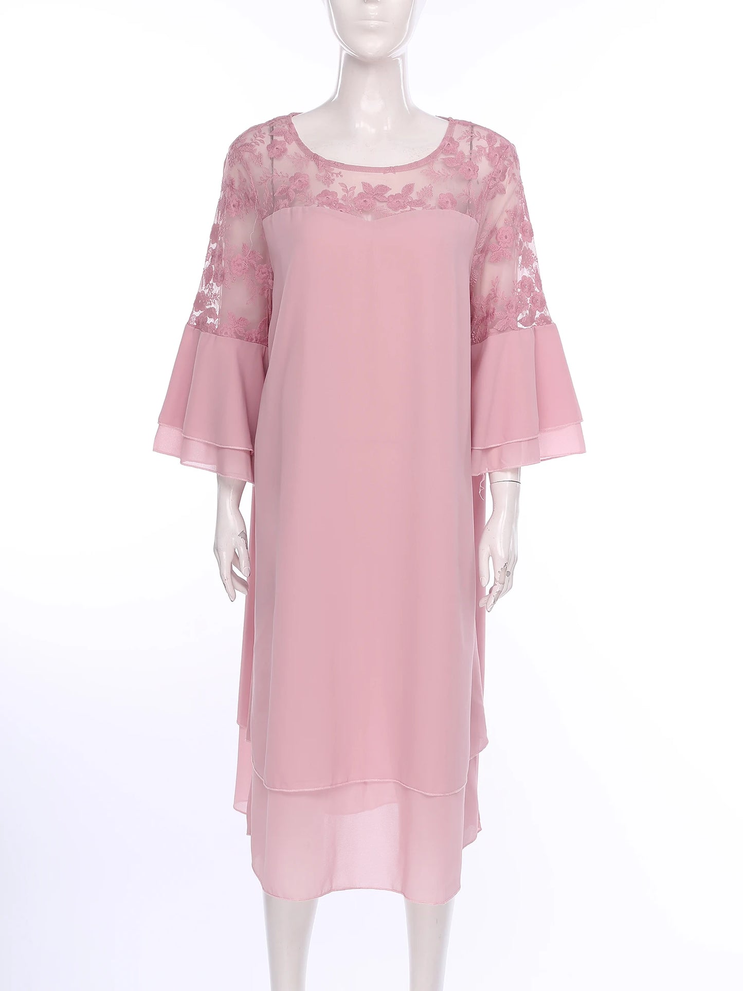 Maxy Women Holiday Dress Summer Evening Cocktail Gown Woman Elegant Pageant Holiday Festival Costumes Lace Embroidery Party Dresses