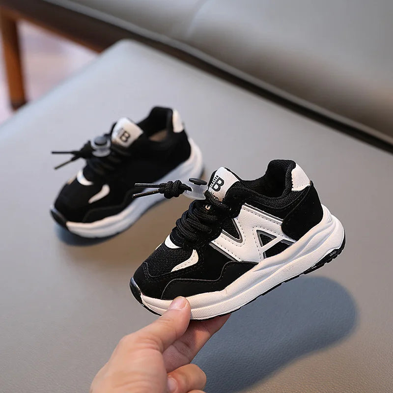 Maxy Kids Shoes for Boys Girls Soft Sneakers New Fashion Sports Running Shoes Children Flat Casual Baby Toddler Outdoor Shoes