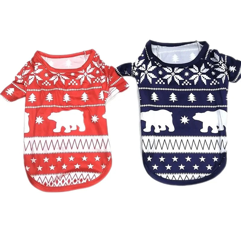 Maxy Christmas Family Matching Pajamas Polar Bear Father Mother & Children Pajamas Set Dog Mommy and Me Xmas Pj's Clothes Tops+Pants