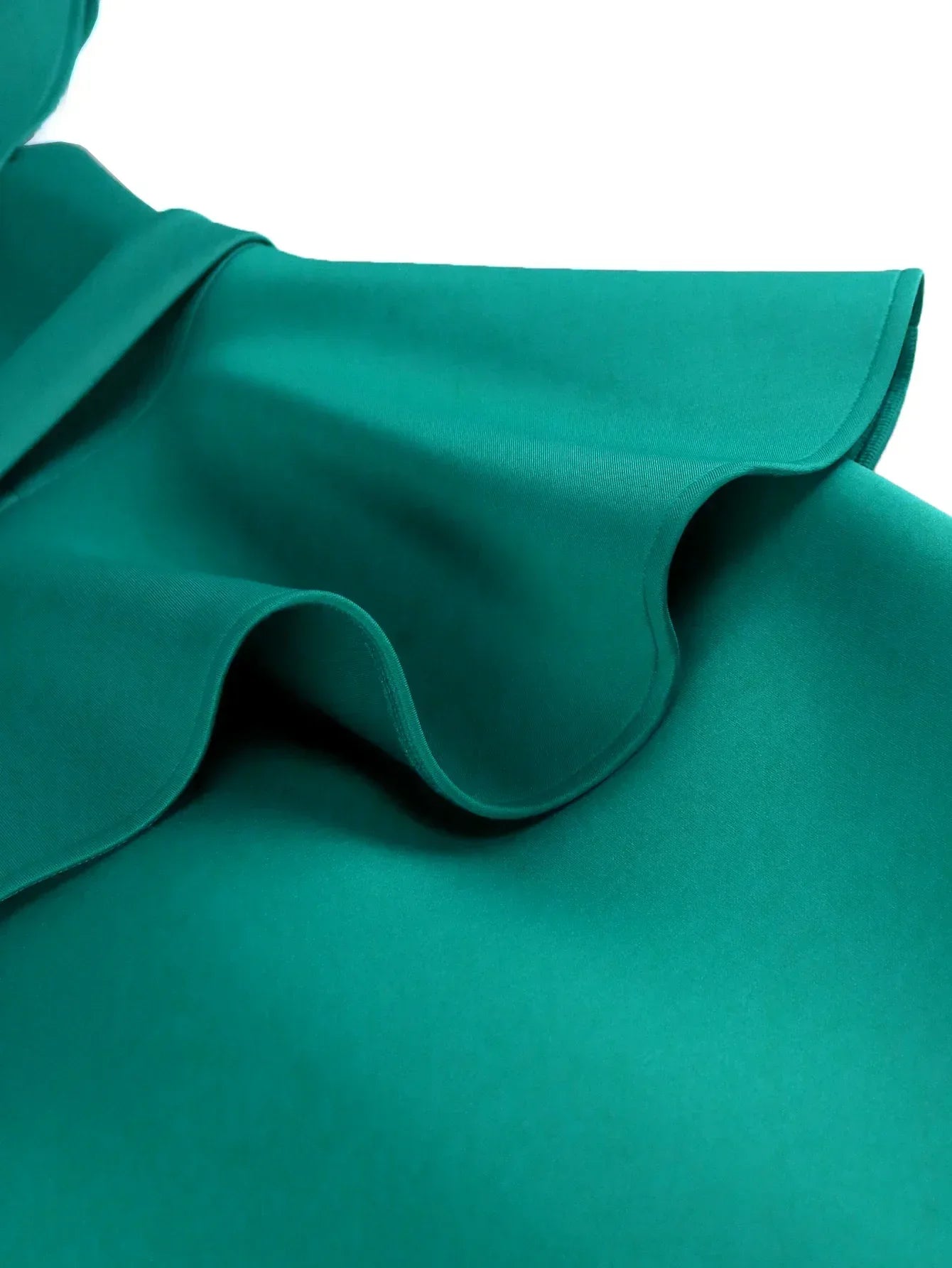 Maxy Women Elegant Green Long Evening Party Dress O Neck Cape Sleeve Appliques Peplum Package Hip Wedding Birthday Banquets Clothing