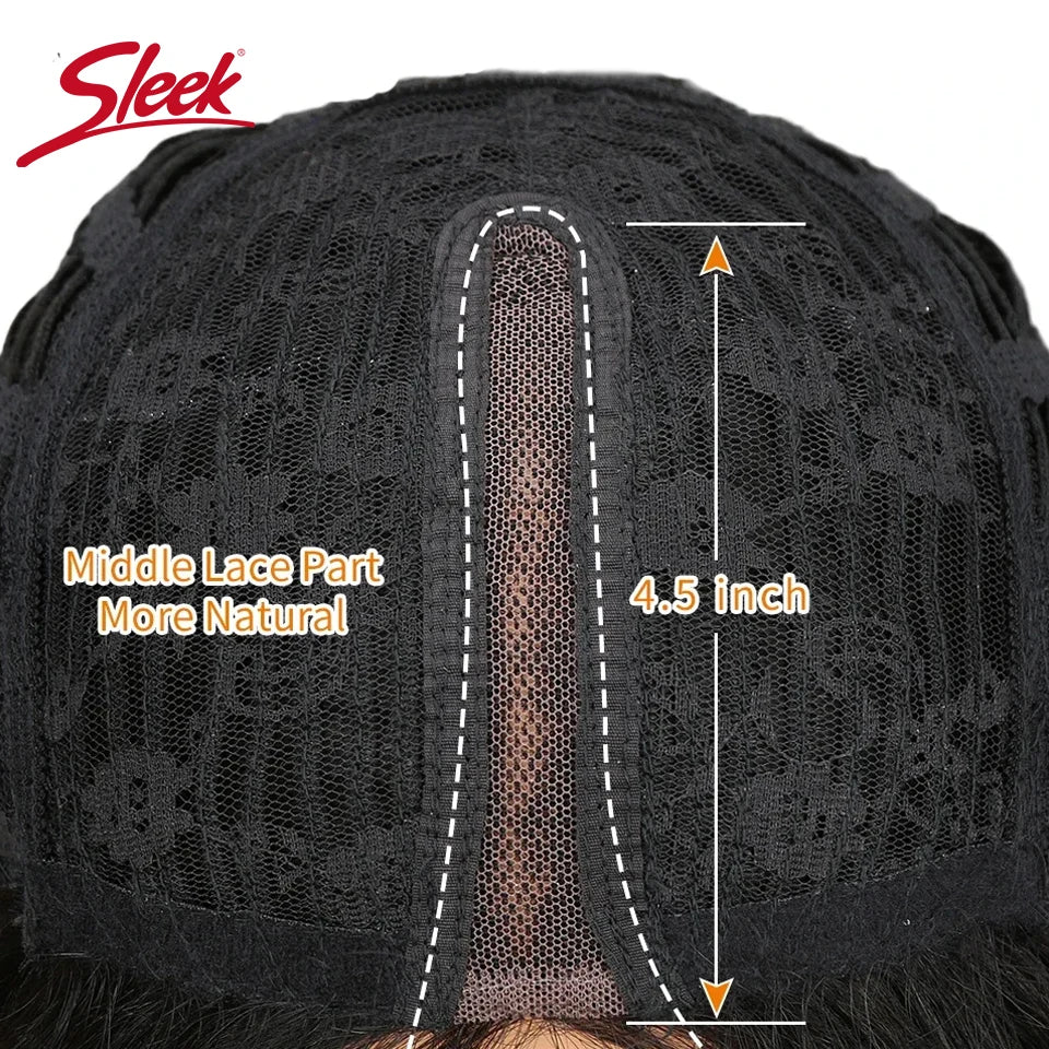 Babs Sleek Remy Brazilian Straight Lace Bob Wigs Short Lace Part Human Hair Wigs 200% Density Cheap Nature Black Dark Human Hair Wigs