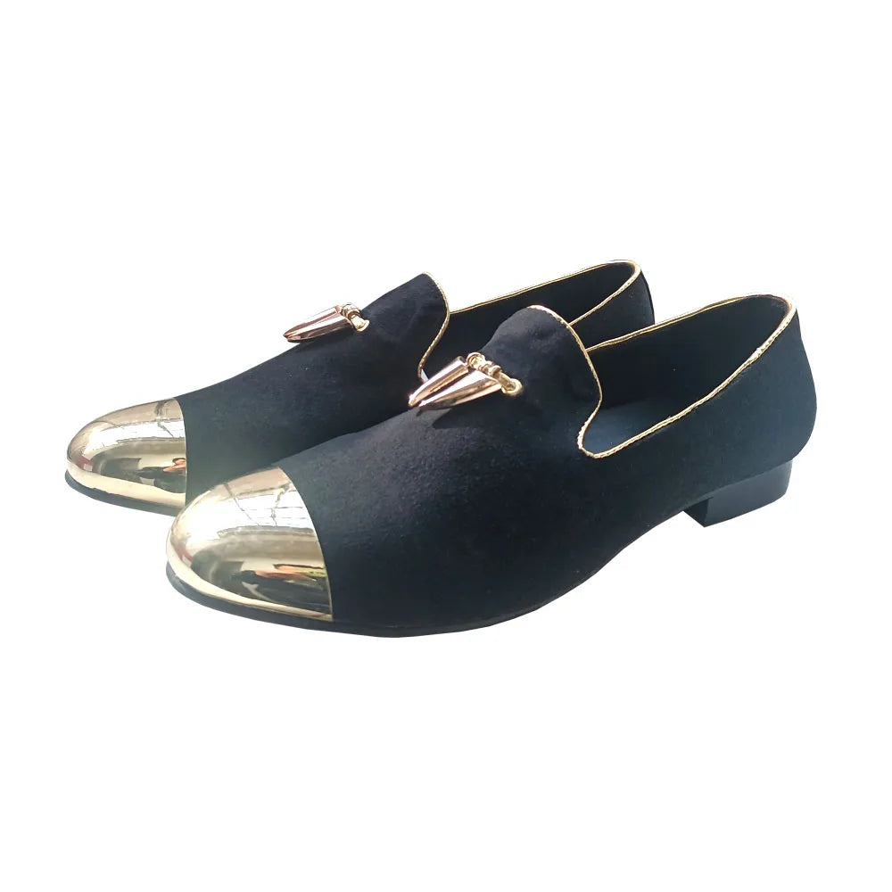 Maxy Autumn Metal Soup diamond COW LEATHER Luxurious Commercial affairs Customized Personality Party Socialize Shoes