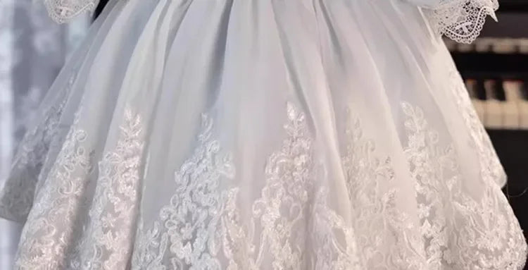 Amay New Children's Evening Gown Host Piano Performance Wedding Birthday Party Flower Girl Dresses A4212 Bridesmaid Dresses