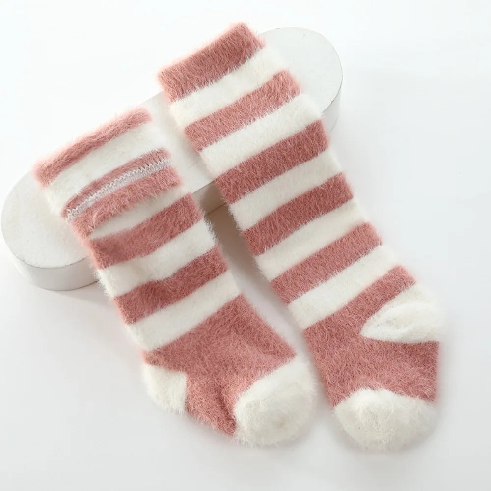 Fashion Autumn Winter Long Socks Warm Plush Infant Toddler Knee Socks Cold Proof Thickned Stockings