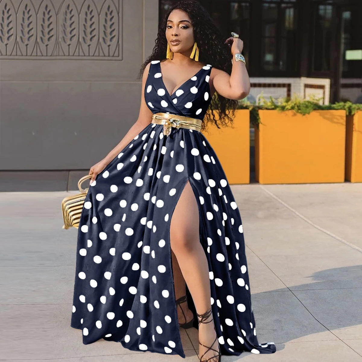 Maxy Summer Chiffon Dresses for Woman Turkey Wedding Party Gown Dashiki Print Boho Robe Ruffle Sleeve Dress Clothing