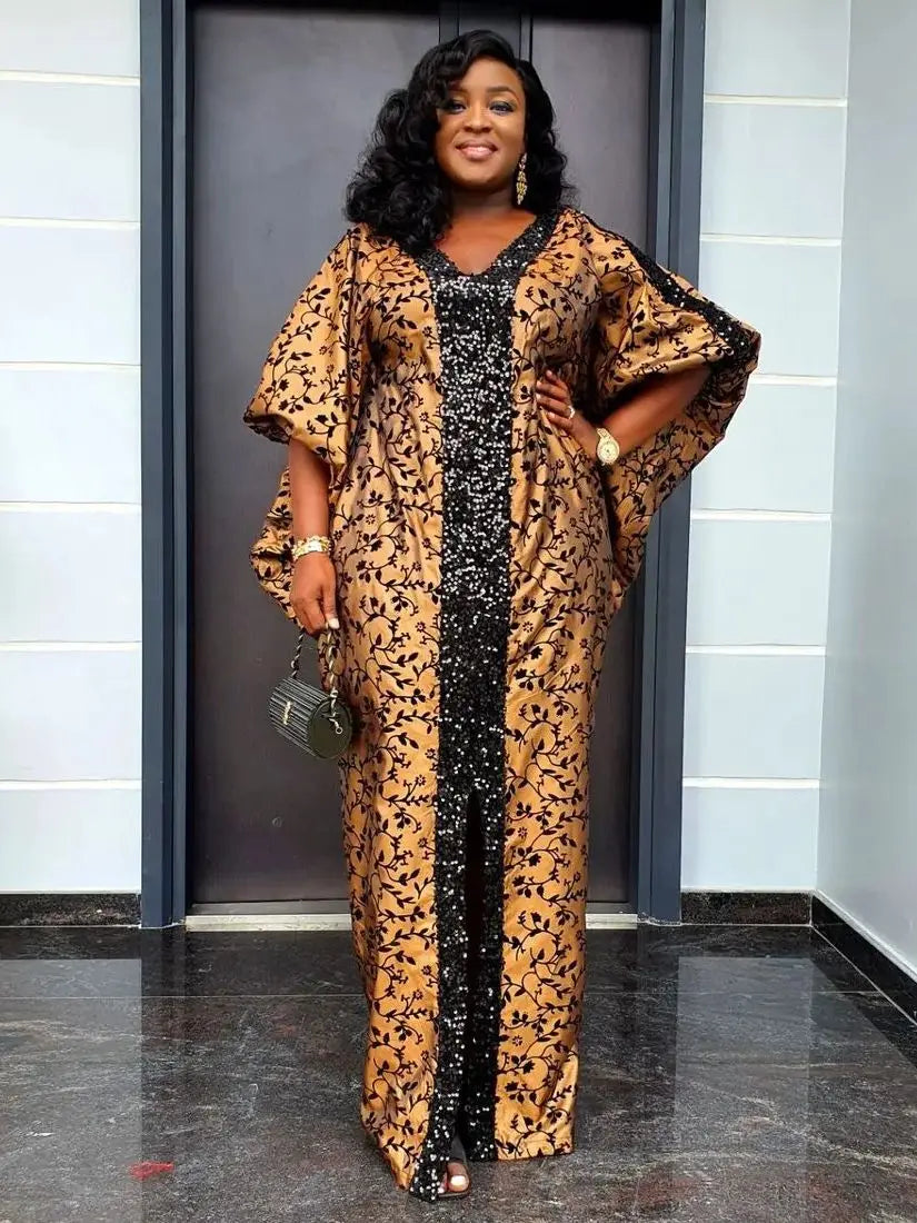 Abayas For Women Dubai Luxury 2025 African Muslim Fashion Dress Caftan Marocain Evening Party Dresses Boubou Robe Djellaba Femme