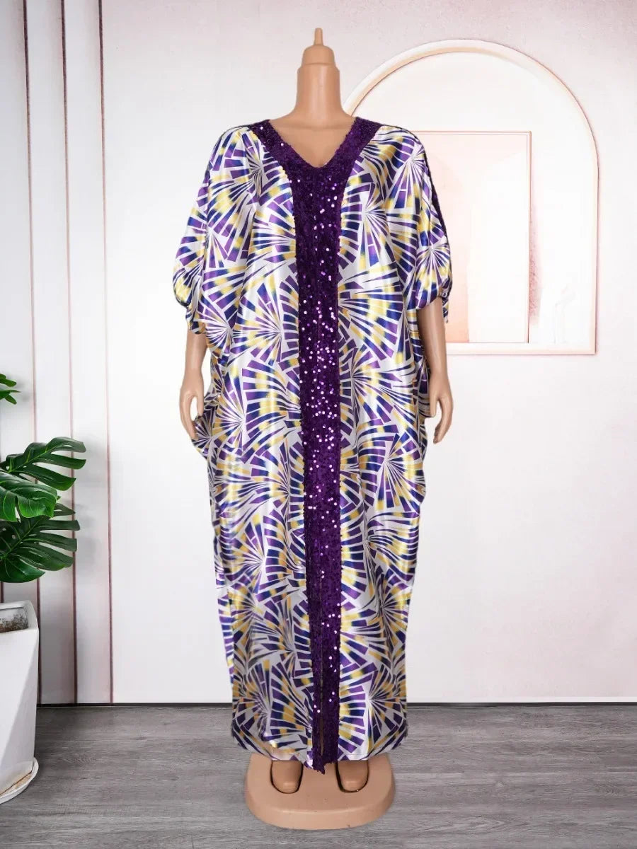 Gracy For Women American Luxury African Muslim Fashion Dress Caftan Marocain Evening Party Dresses Boubou Robe Djellaba Femme