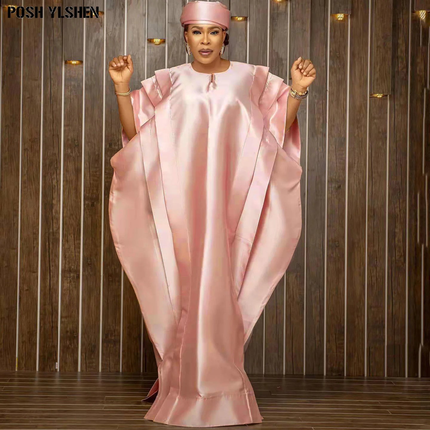 Maxy Nigeria Ladies Caftan Dress African Dresses for Women Traditional Hijab Abaya Musulman Boubou Robe Africaine Femme Clothes