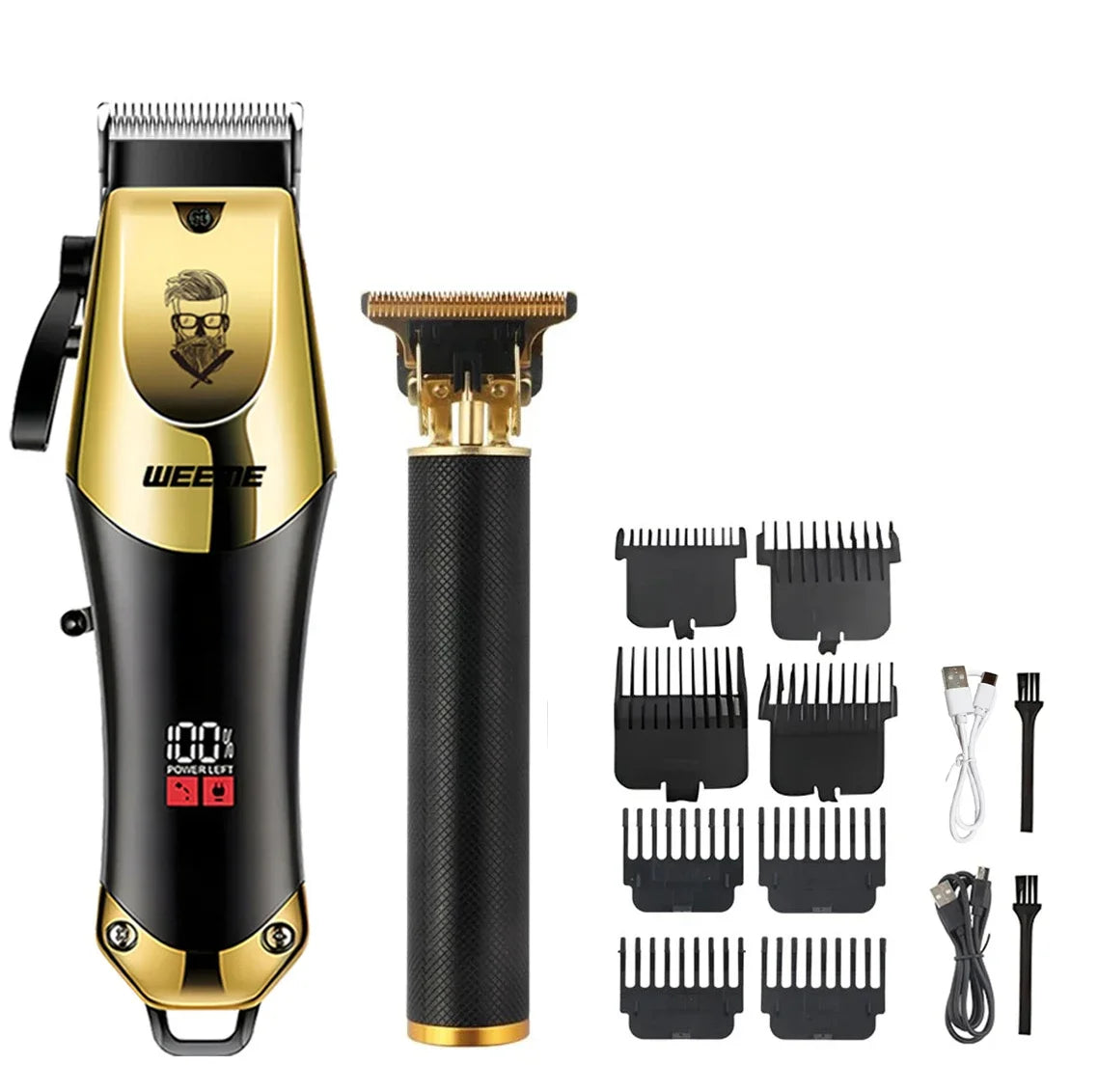 Maxy New Retro T9 Hair Clipper For Men, Electric Shaver, Rechargeable Hair Clipper, Portable Cordless Beard Trimmer