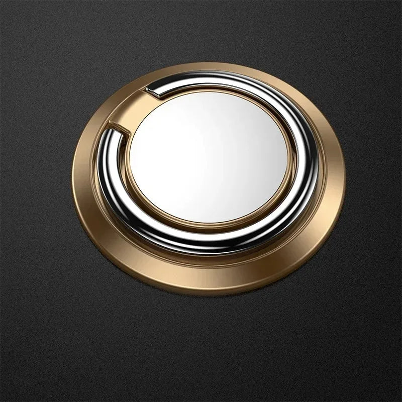 Maxy Mini Finger Ring Holder Stand Grip 360 Rotating For Mobile Phone Car Magnetic Mount Phone Back Sticker Pad Unniversal Bracket