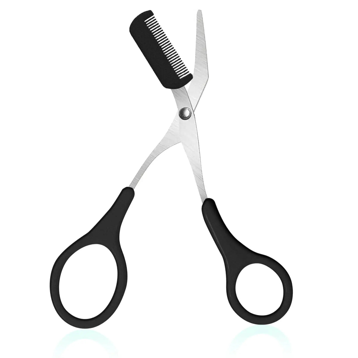 Maxy Eyebrow Razor Scissor Stainless Steel Safe Anti-scratch Trimmer for Beginners Crescent Sharp Beauty Tool Multi-color