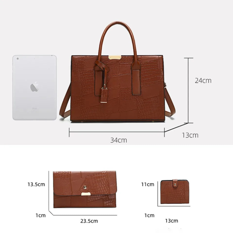 Maxy Large Capacity Shopping Bag for Daily Commuting Handbags Luxury Shoulder Bags Splicing Pu Leather Handbags Caual Tote New Sac