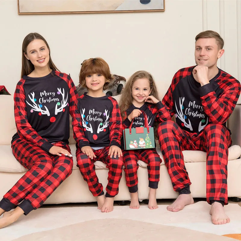 Christmas Pyjamas Set Family Matching Adult Women Men Baby Boy Girl Holiday Xmas Nightwear Sleepwear Pajamas Pjs Sets New 2024