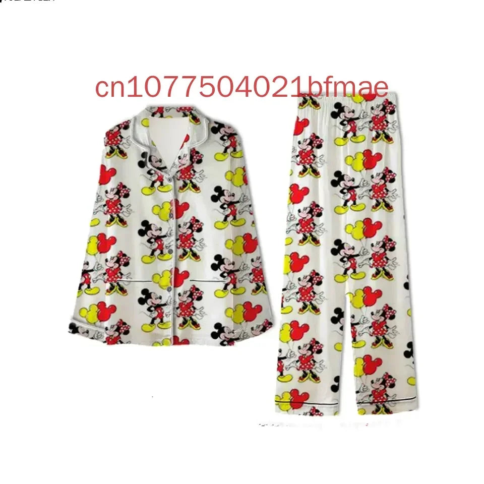 New Disney Mickey Christmas Pajama Set Custom Matching Family Mickey Christmas Pajamas