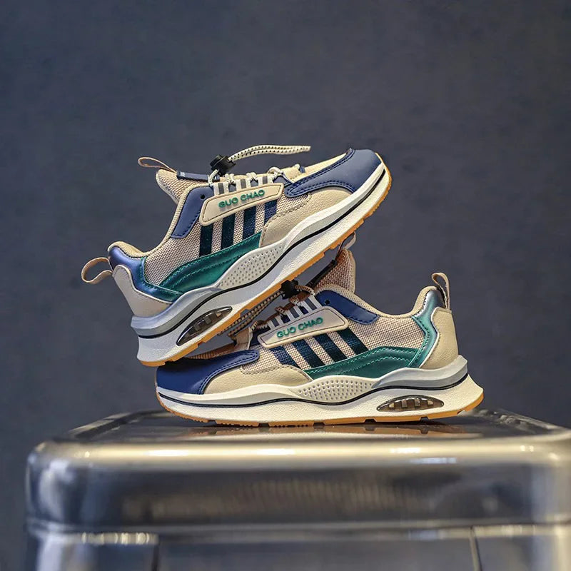 Maxy Children Sneakers Boys Casual Sneakers Kids Autumn New Mesh Breathable Casual Running Shoes Toddlers Design Platform Tennis Shoe