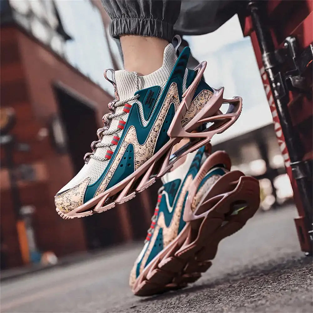 Maxy Mixed Colors Slip Resistant Shoes Brown Casual Original Men's Running Shoes Special Sneakers Sports Sneekers