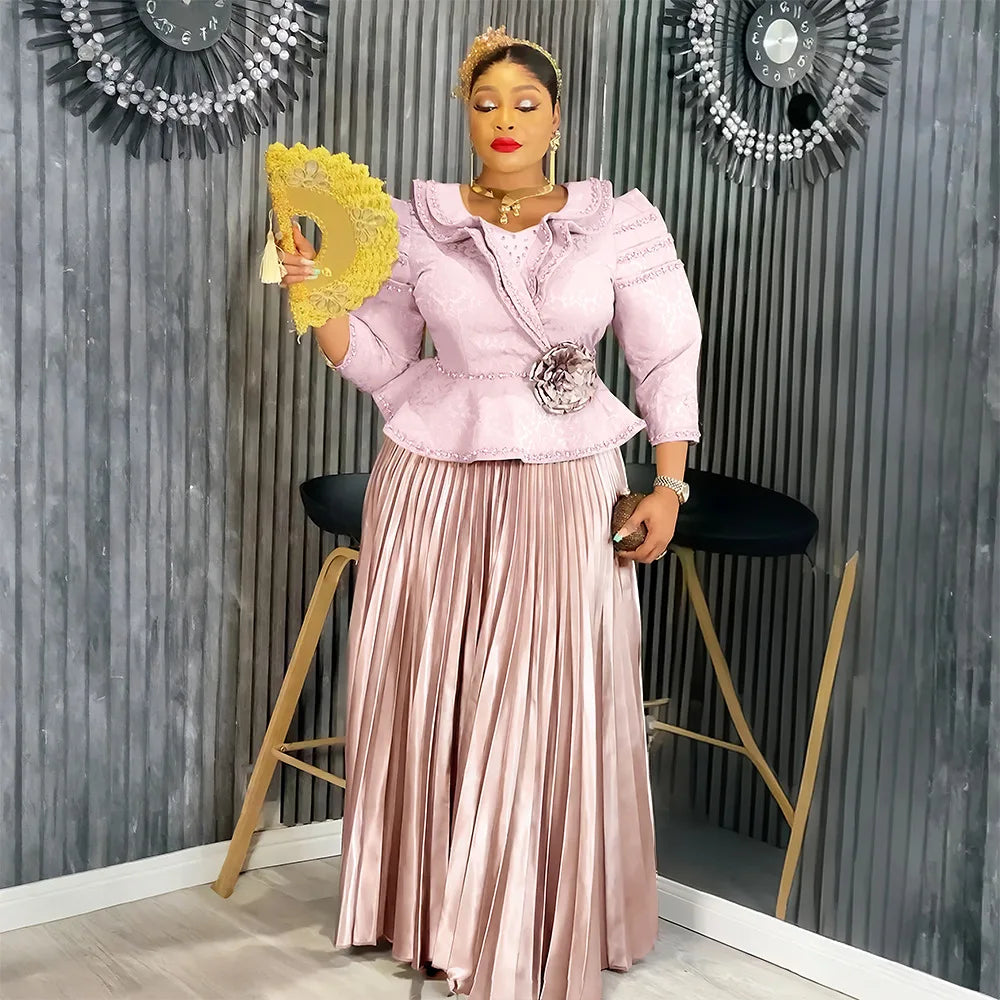 Amay Party Dresses for Women Elegant Turkey Muslim Maxy Dress Plus Size Fashion Dashiki Ankara Wedding Evening Gown