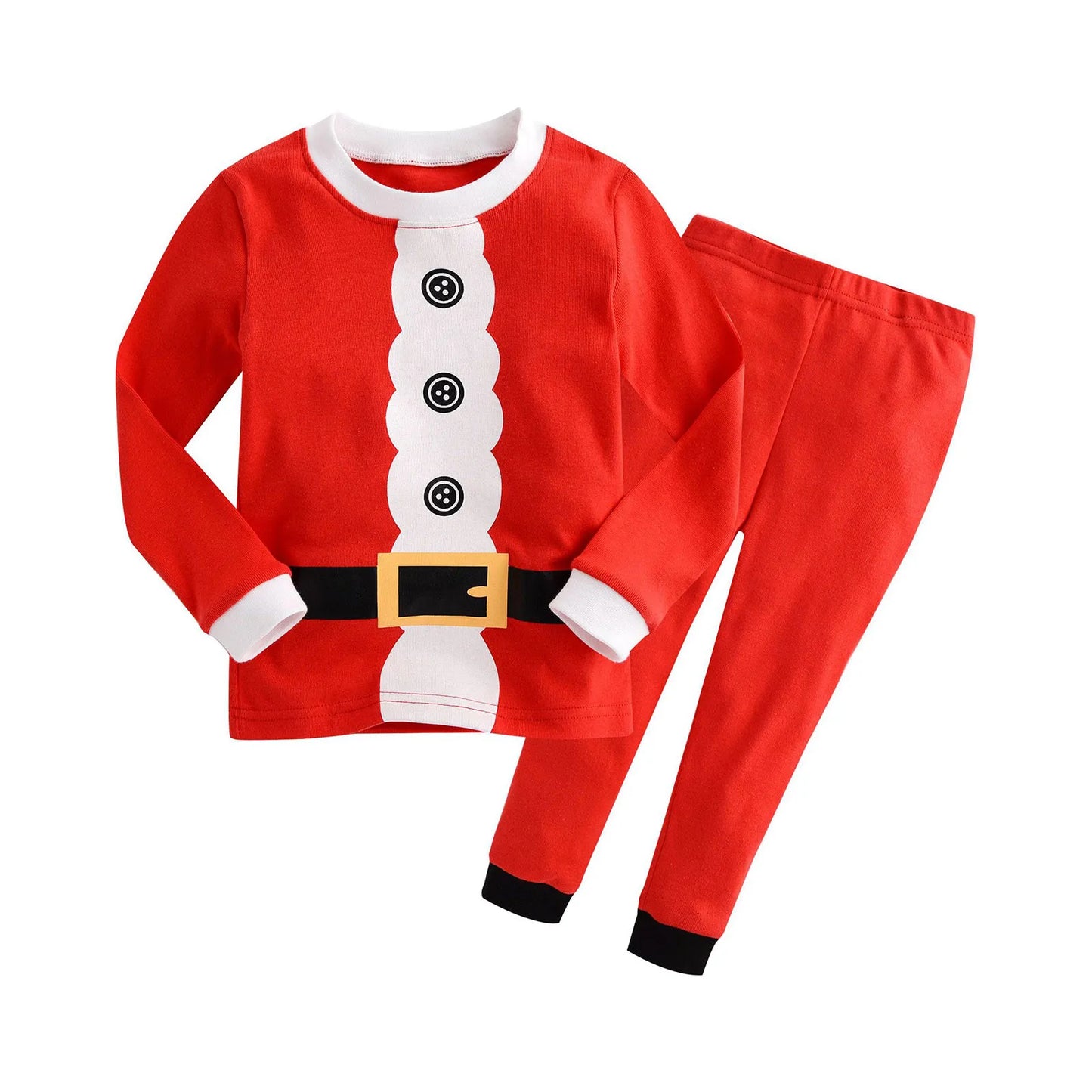 Maxy Christmas Baby Pajamas For Girls Boys Santa Claus XMAS Pajamas Set Cotton Pjs Toddler New Year Sleepwear Kids Clothes Casual Set