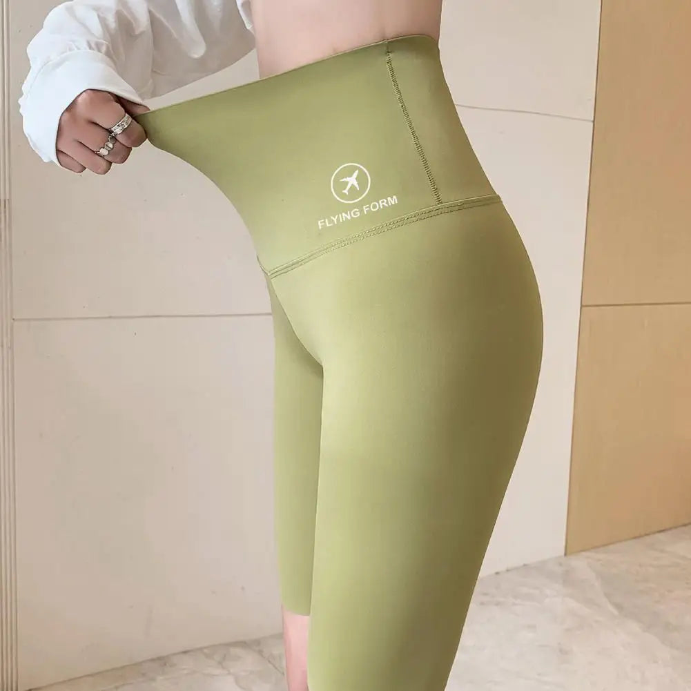 Zay Women's Summer Thin Ice Silk Safety Pants Anti-Exposure Outer Wearable Leggings Seamless Yoga Shark Pants