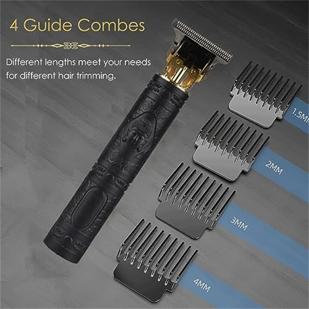 Maxy New Retro T9 Hair Clipper For Men, Electric Shaver, Rechargeable Hair Clipper, Portable Cordless Beard Trimmer