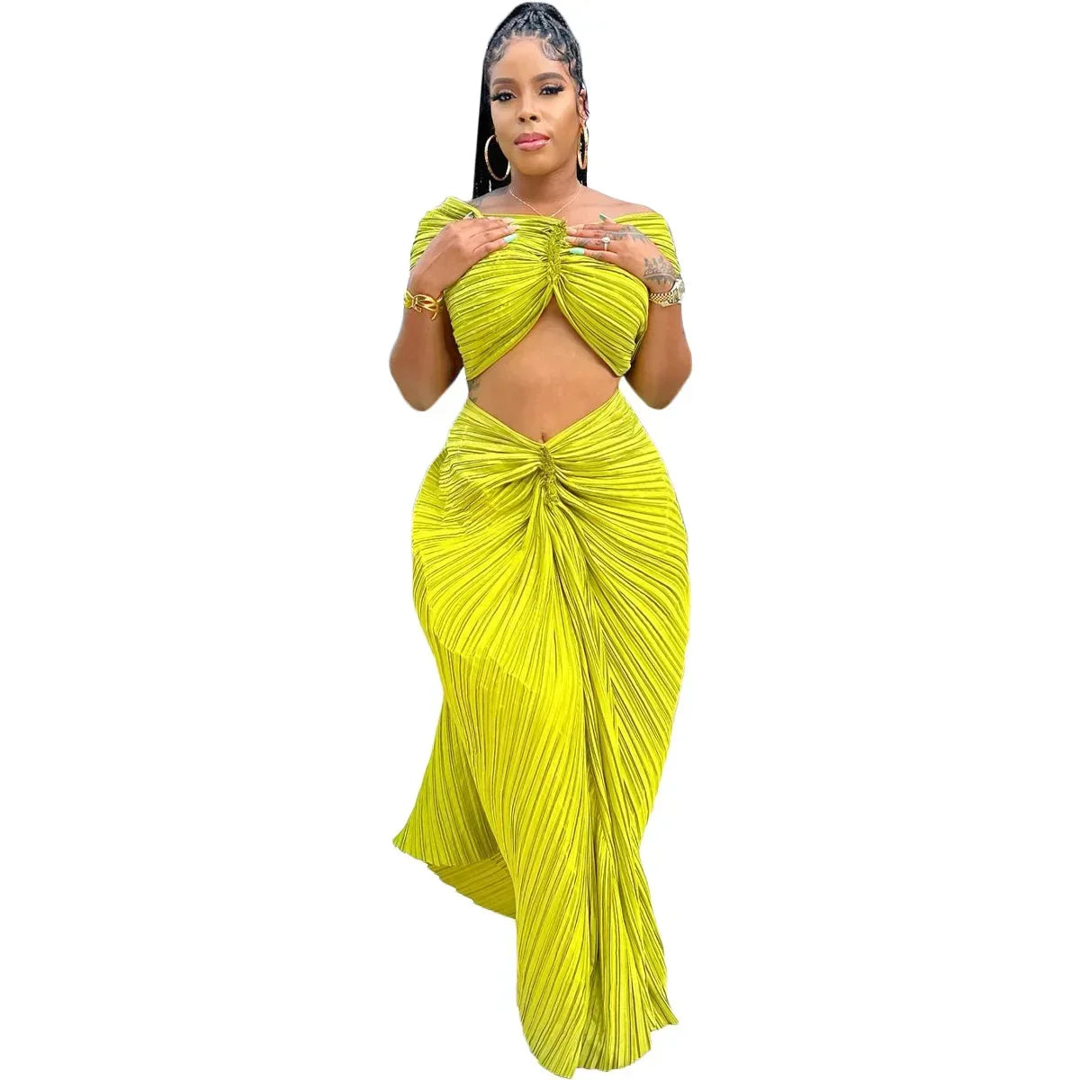 Maxy 2 Piece Skirt Sets Dresses for Women Turkey Africa Clothes Office Lady Dress Dashiki Ladies Ankara Female Dress