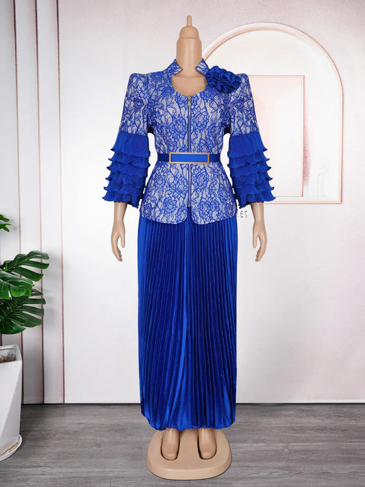 Amay Plus Size Evening Dresses for Women Luxury Sequin Gown Elegant Turkey Wedding Party Long Dress Ankara Ladies Clothing