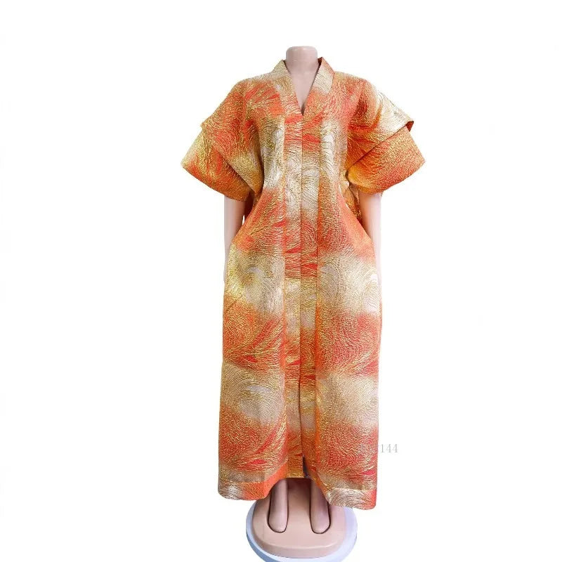 Maxy radiational African Dress For Women Plus Size Boubou Luxury Wedding Party Evening Gown Dubai Turkey Hijab Abayas Kaftan Clothing