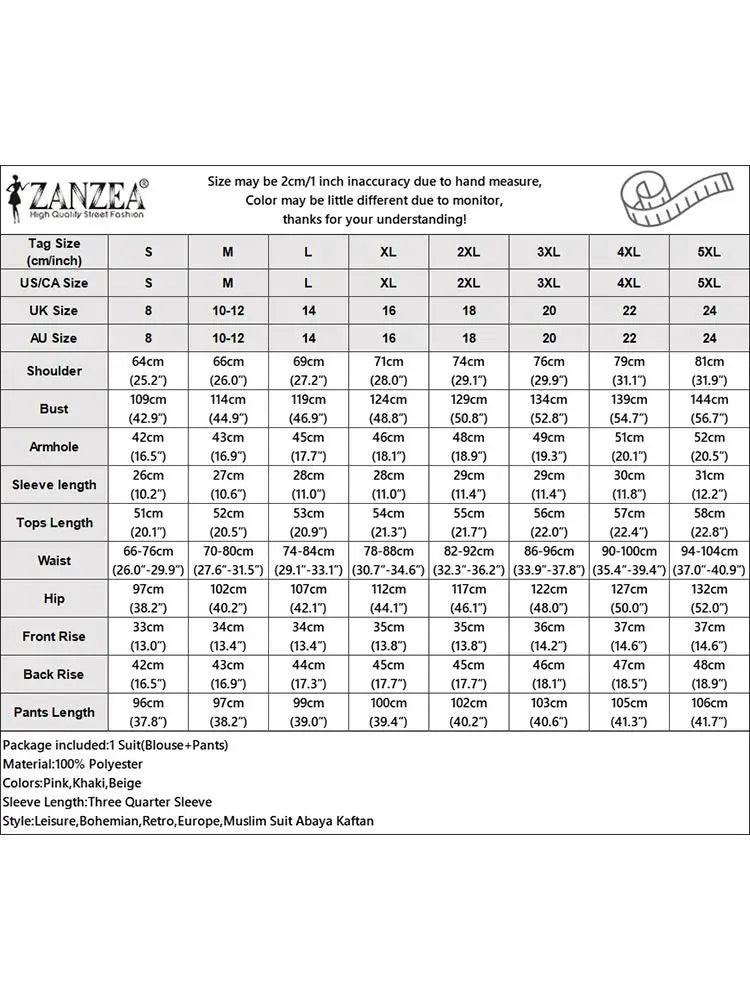 Maxy ZANZEA Summer Vintage Floral Printed Blouse Pants Sets Two Piece Sets Womens Outifits Bohemian Wide Leg Trousers Suits Tracksuit