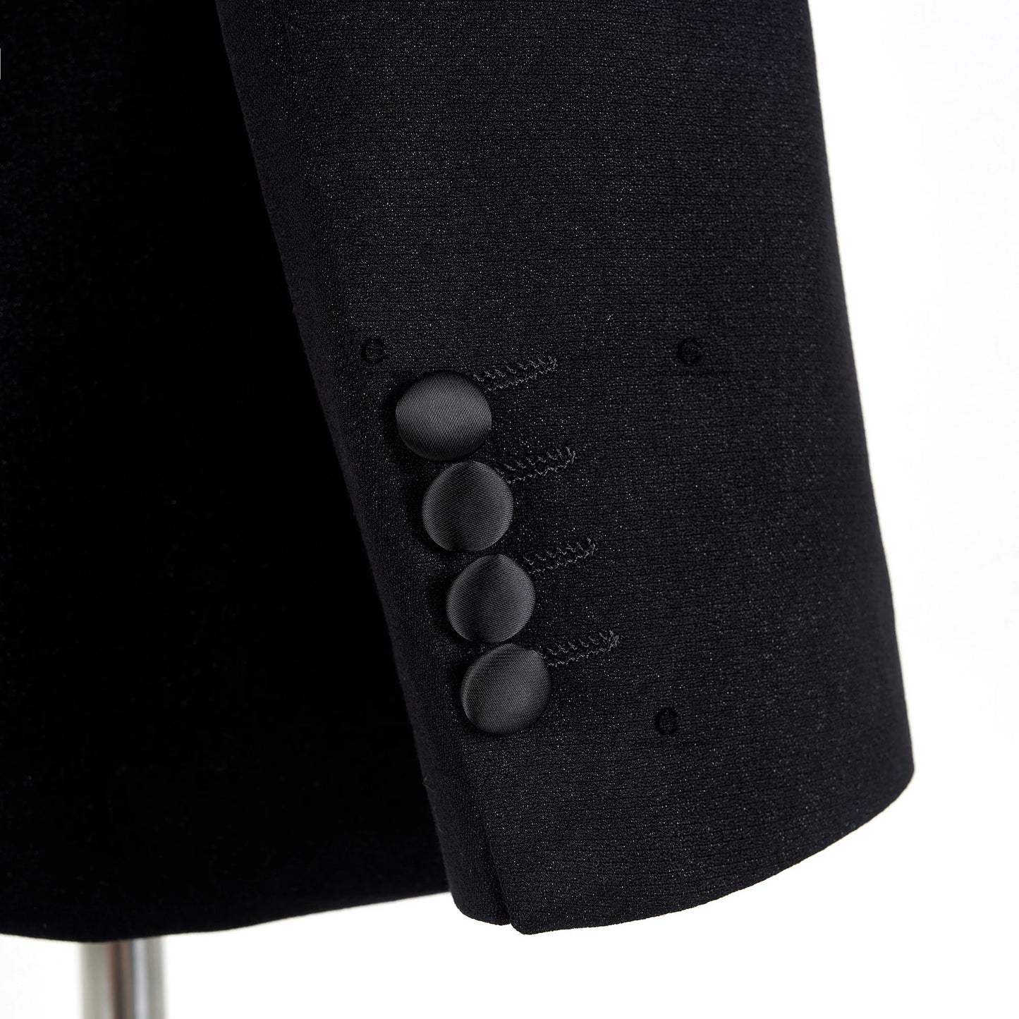 Maxy Canne Des Groom Elegant Men's Suits Double-Breasted Jewelry Ornament Handmade Tuxedo for Wedding Groom Party Jacket Pants