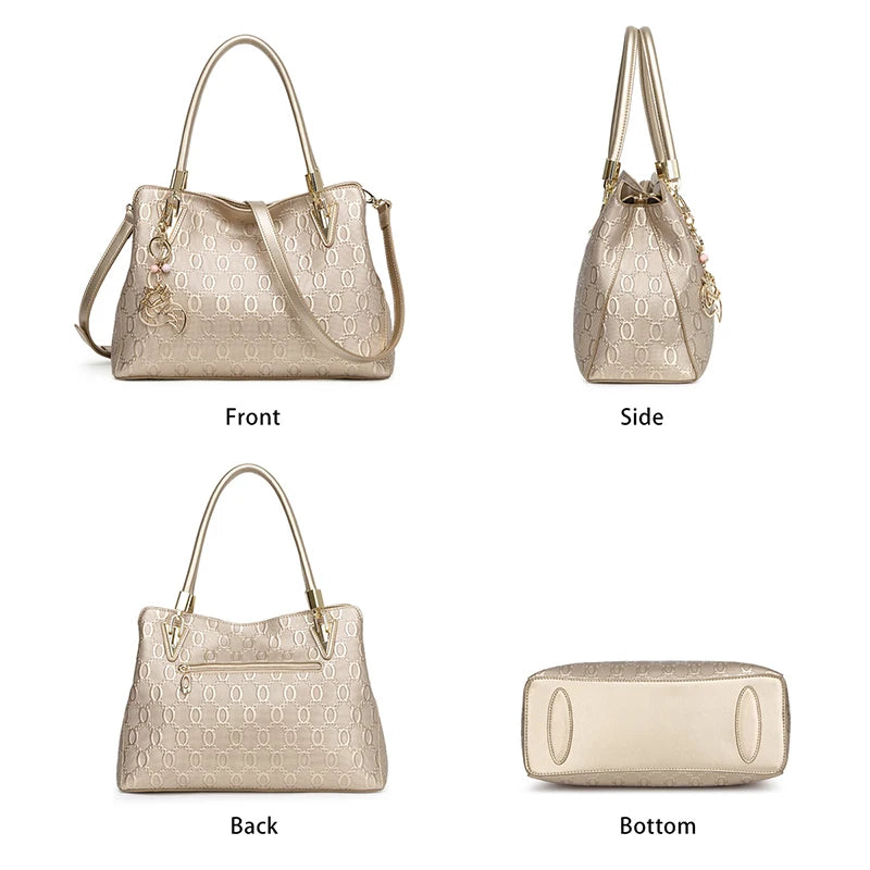Maxy FOXER Women Big Cowhide Shoulder Bag Female Split Leather Handbag Fashion Lady Tote Large Capacity Top Handle Bag