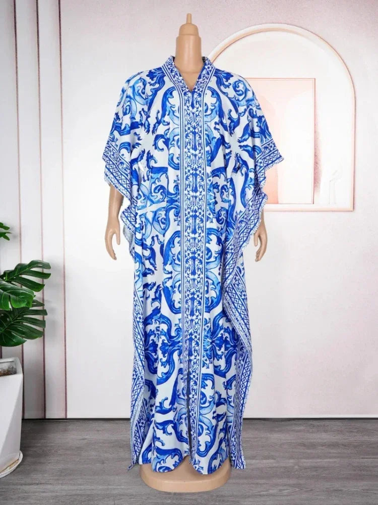 Maxy New Clothing for Women African Dress Elegant Boubou Ankara Dashiki Dress Traditional Outfits Muslim Kaftan Abayas Plus Size