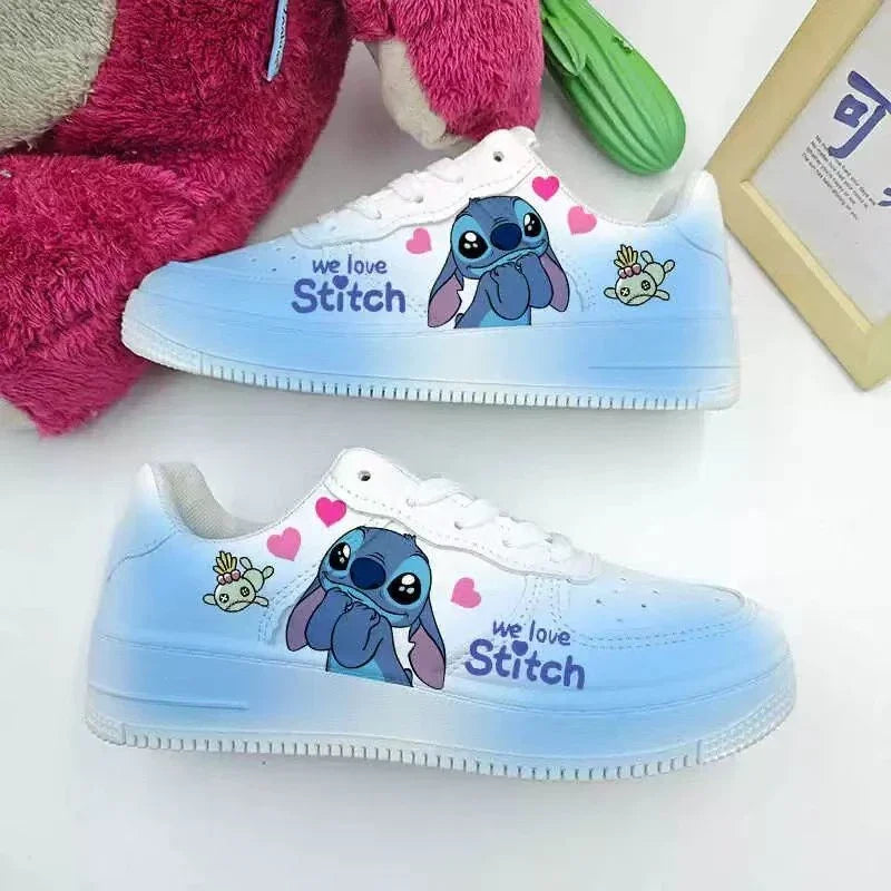 Maxy New Disney cartoon Stitch cute Casual shoes soft sports shoes for girlfriend gift EU size 35-44