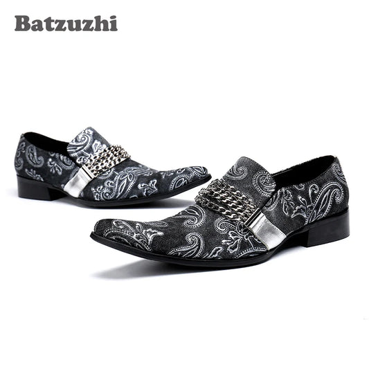 Maxy Italian Type Men Shoes Handmade Zapatos Hombre Formal Leather Dress Shoes for Men Party and Wedding Business Shoes, 46