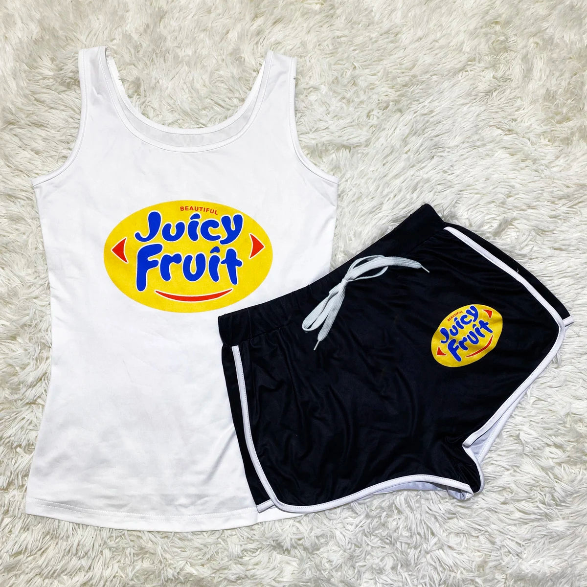 Maxy Short Sets 2 piece sets women outfit juicy Tank Top Shorts matching sets Summer Clothes Sports Fitness Workout Tracksuits