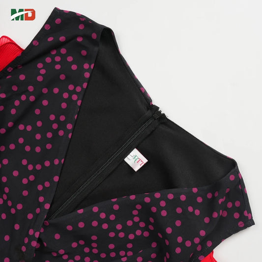 Maxy Dress Women Fashion Elegant Clothing Plus Size Polka Dot Dress For Summer Wedding Party Turkey Dressing New