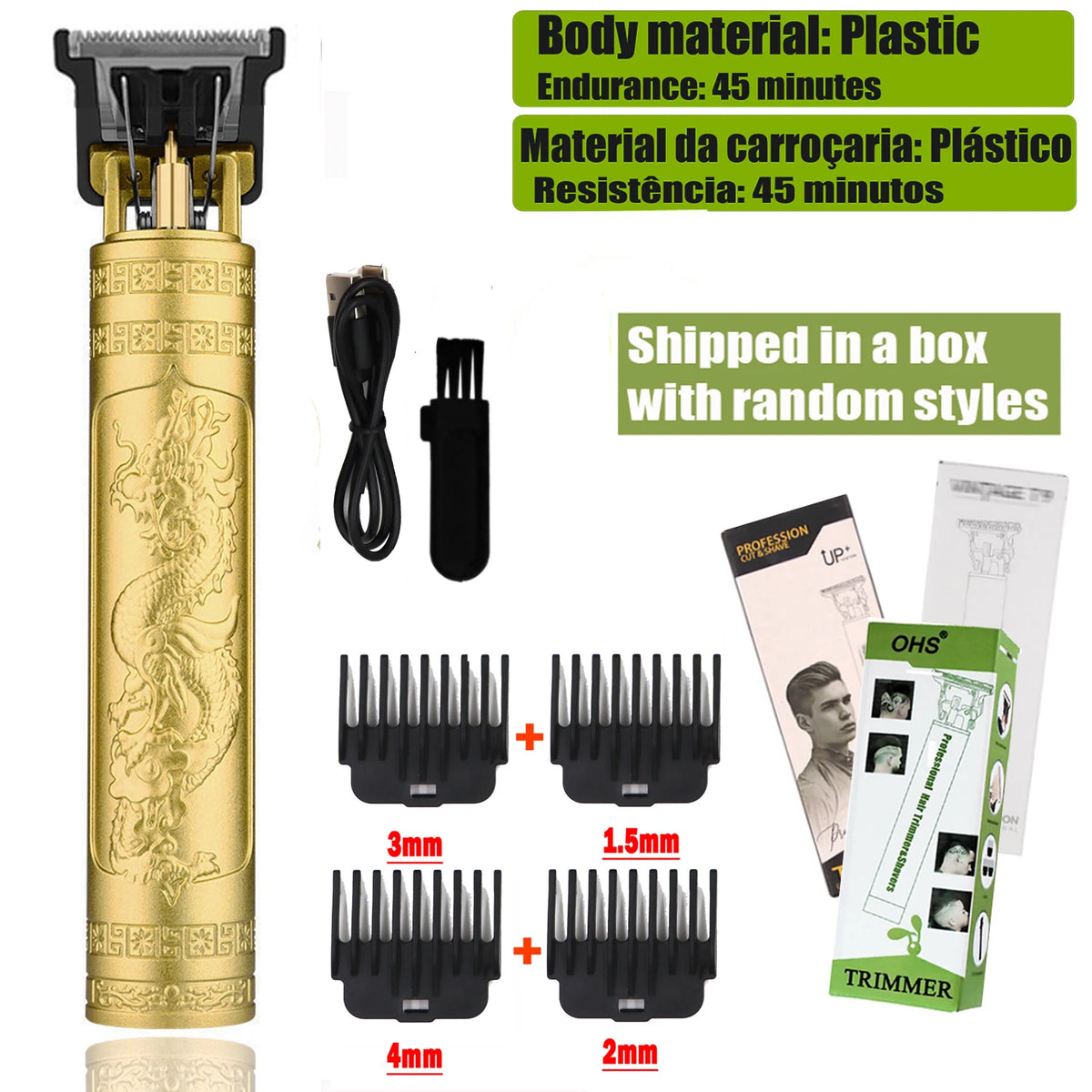 Maxy Vintage T9 Hair Clipper Beard Shaving Body Hair Trimmer Clippers Electric Men Haircut Machine 0mm Barber Shaver